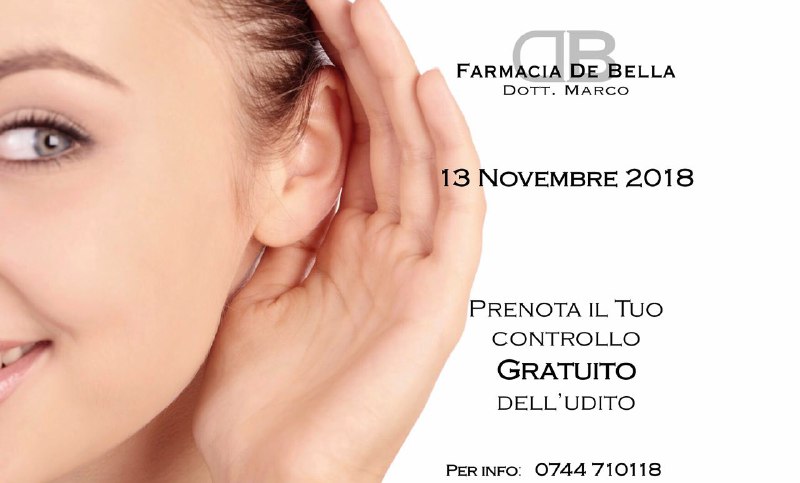 Giornata dell'Udito in Farmacia 